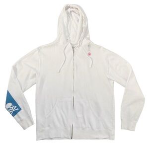 SoulCycle White Graphic Hoodie Size Large